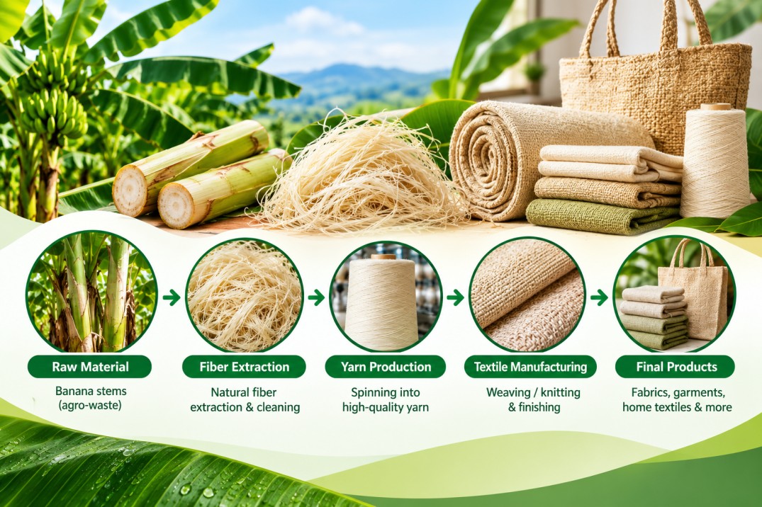 Sustainable Textiles through the Upscaling and Commercialisation of Banana Fiber Value Addition in East Africa